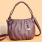 👜 60% OFF NOW! 💼 Pleated Bucket Leather Handbag – Soft Material, Adjustable Strap & Chic Casual Style ✨