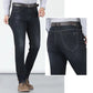 👖 50% OFF NOW! 🧵 Men's Elastic High Waist Straight Leg Jeans – Soft Stretch Cotton & Breathable Everyday Comfort 🛠️