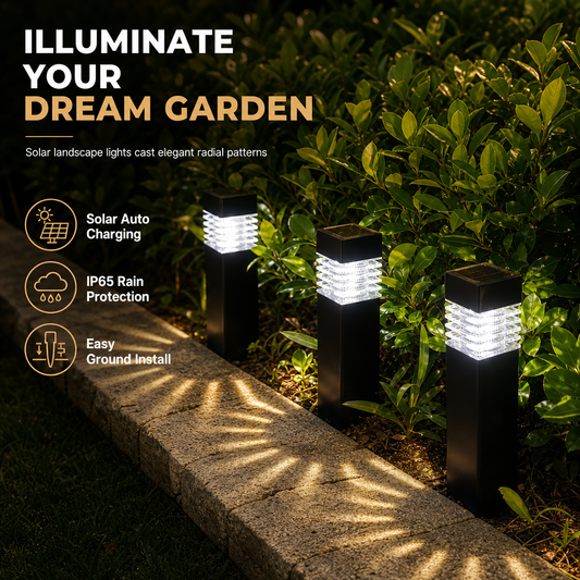 💡 MASSIVE 50% SAVINGS 🛡️ Solar Garden Path Lights — Dusk-to-Dawn Glow 🌙