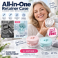 🦷 LIMITED-TIME 50% OFF 🧳 All-in-One Retainer Storage Case — Soaking Compartment, Built-in Mirror & Cleaning Tools