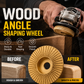 💰UP TO 50% OFF!⚙️Stop fighting with sandpaper — this shaping wheel carves, grinds, and shapes wood in seconds. Sharp, fast, and fits any angle grinder. 💪