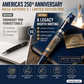 🎉 2026 Sale — Over 3,000 Sold! 🖊️ 250th U.S. Anniversary Pen – 24K Gold-Plated, German-Made Nib – Heirloom-Quality, Limited Edition – What Will You Sign With America's 250th? ✨