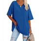 👕 50% OFF NOW! 🌿 Women's Casual V-Neck T-Shirt – Soft Cotton Blend & Flowy Hem – Breezy Everyday Essential 🍃