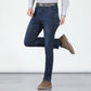 👖 50% OFF NOW! 🧵 Men's Elastic High Waist Straight Leg Jeans – Soft Stretch Cotton & Breathable Everyday Comfort 🛠️