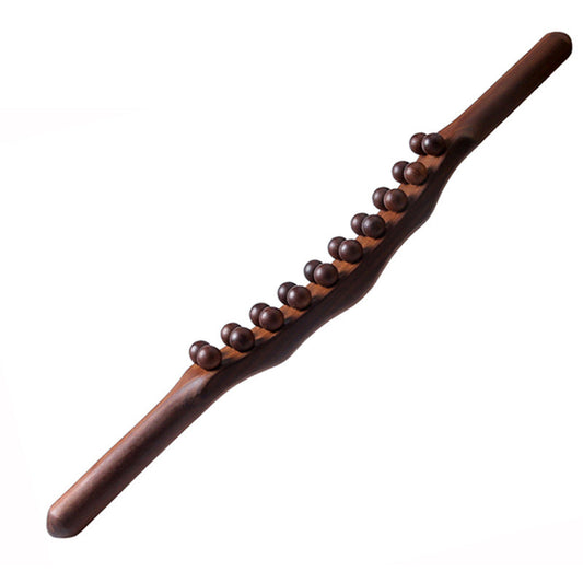 🎉 2026 Sale — Over 15,000 Sold! 💆‍♀️ 19-Bead Wooden Body Massage Roller – Natural Beech Wood, Ergonomic Grip – Relieve Tension, Boost Circulation! ✨
