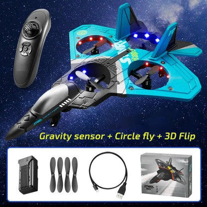 ✈️ 50% OFF NOW! 🚁 Remote Control Stunt Aircraft Toy – 360° Flips, Night Lights & Gravity Sensing – Perfect Gift for Kids 🎮