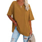 👕 50% OFF NOW! 🌿 Women's Casual V-Neck T-Shirt – Soft Cotton Blend & Flowy Hem – Breezy Everyday Essential 🍃