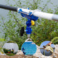 🎣 LIMITED-TIME 50% OFF 🔒 Fishing Rod Self-Locking Turret Bracket — 360° Rotation, Stainless Steel