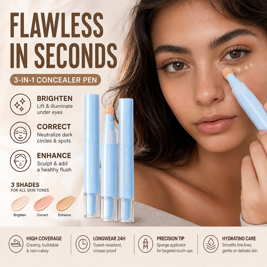 💄 LIMITED-TIME 50% OFF ✨ Dual-Effect Concealer & Foundation — Flawless Coverage, 24H Wear, Hydrating