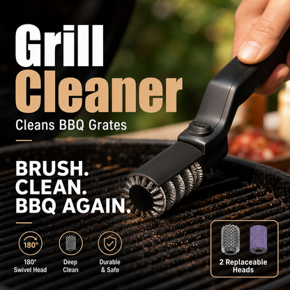 ✨ Limited-Time 50% Off 🔥 Cordless Electric BBQ Cleaning Brush — 2600mAh & Quick-Change Heads 🍖