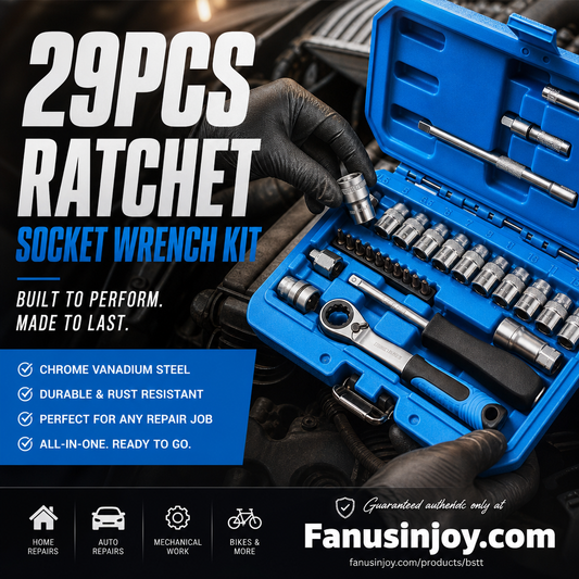 🎉 2026 Sale — Over 52,000 Sold! 🔧 Wrenches you actually need — 11 sockets, 10 bits, one sturdy case. No more fishing through a messy toolbox every time you need to fix something. 🛠️