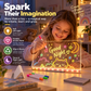 🎨 Glowing Acrylic Drawing Board – LED-Lit Display, Wipe & Redraw, Creative Desk Art That Glows 🖍️✨