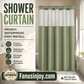 🛁✨50% OFF! 🚿🪟 Finally, a shower curtain that actually keeps water IN — no hooks, no leaks, waffle texture, bright & private. Over 12,658 bathrooms upgraded! ✨