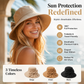 👒 50% OFF NOW! 🎀 Women's Bowknot Wide Brim Sun Hat – Foldable, Breathable & 360° Protection – Compact Travel Companion ☀️