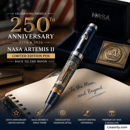 🎉 2026 Sale — Over 3,000 Sold! 🖊️ 250th U.S. Anniversary Pen – 24K Gold-Plated, German-Made Nib – Heirloom-Quality, Limited Edition – What Will You Sign With America's 250th? ✨