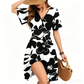 🎉 2026 Sale — Over 44,000 Sold! 💃 Ruffle Sleeve Sundress – Romantic Wrap Waist ✨