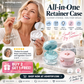 🦷 LIMITED-TIME 50% OFF 🧳 All-in-One Retainer Storage Case — Soaking Compartment, Built-in Mirror & Cleaning Tools