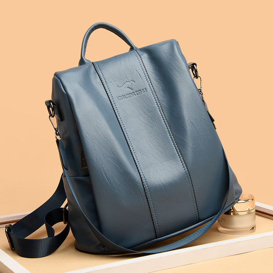 🎒 50% OFF NOW!✨ Ladies' Large Capacity PU Leather Backpack – Stylish, Practical & User-Friendly – Daily Essential 👜