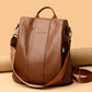 🎒 50% OFF NOW!✨ Ladies' Large Capacity PU Leather Backpack – Stylish, Practical & User-Friendly – Daily Essential 👜