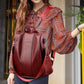 🎒 50% OFF NOW!✨ Ladies' Large Capacity PU Leather Backpack – Stylish, Practical & User-Friendly – Daily Essential 👜