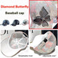 🧢 50% OFF NOW! 🤩 Mesh Baseball Caps with Diamond & Butterfly Design – Breathable, Stylish & Adjustable ✨