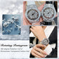 ⌚ LIMITED-TIME 50% OFF! 💥 Fashion Dress Watch Rhinestone Dial – Quartz Movement, 30M Waterproof, Adjustable Clasp ✨