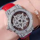 ⌚ LIMITED-TIME 50% OFF! 💥 Fashion Dress Watch Rhinestone Dial – Quartz Movement, 30M Waterproof, Adjustable Clasp ✨