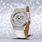 ⌚ LIMITED-TIME 50% OFF! 💥 Fashion Dress Watch Rhinestone Dial – Quartz Movement, 30M Waterproof, Adjustable Clasp ✨