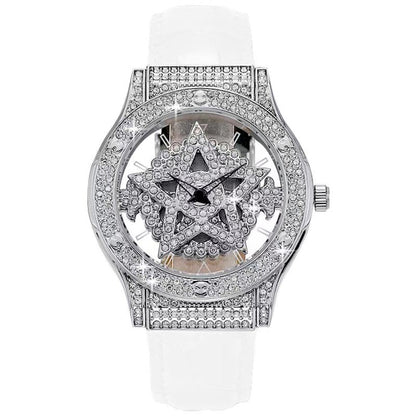 ⌚ LIMITED-TIME 50% OFF! 💥 Fashion Dress Watch Rhinestone Dial – Quartz Movement, 30M Waterproof, Adjustable Clasp ✨