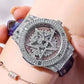 ⌚ LIMITED-TIME 50% OFF! 💥 Fashion Dress Watch Rhinestone Dial – Quartz Movement, 30M Waterproof, Adjustable Clasp ✨