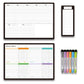 📅 50% OFF NOW! ✨ Magnetic Erasable Calendar Set – Dry-Erase Whiteboard, Bright Markers & Perfect for Family Organization 🧲