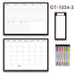 📅 50% OFF NOW! ✨ Magnetic Erasable Calendar Set – Dry-Erase Whiteboard, Bright Markers & Perfect for Family Organization 🧲
