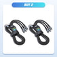 🔌 BUY 1 GET 1 FREE! ✨ Transparent Luminous 3-in-1 Fast Charging Cable - USB-C/Micro-USB/Lightning with LED Power Indicator & Nylon Braiding 📱💫