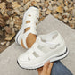 👡 50% OFF NOW!✨ Hollow Out Sneaker Sandals – Air Cushion & Thick Sole – Adjustable & Closed Toe – Sporty Casual Footwear 👟