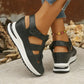 👡 50% OFF NOW!✨ Hollow Out Sneaker Sandals – Air Cushion & Thick Sole – Adjustable & Closed Toe – Sporty Casual Footwear 👟