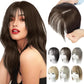 💇‍♀️ 50% OFF FLASH SALE! ✨ Natural Hair Toppers with Bangs for Women - Realistic Hair Integration with Invisible Clips for Instant Volume 🌸💫