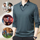 👔 60% OFF NOW! ✨ Men's Fake Two-Piece Lapel Shirt - Stylish Layered Look with Comfortable Fabric, Perfect for Casual or Office Wear 💼📦
