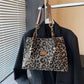 👜 50% OFF NOW! 🐆 Ladies Elegant Handbag – Large Capacity, Leopard Print & Versatile – Spacious Tote for Work, Commute & Daily Life ✨