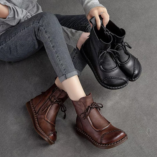 👞 50% OFF NOW! ✨ Handmade Ladies Moccasins - Genuine Leather & Flexible Sole, Timeless Comfort for Everyday Wear 🌿📦