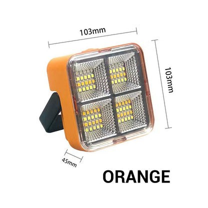 🔆 50% OFF NOW! 💡 Portable Solar Work Light – 4 Lighting Modes, USB Rechargeable & IP66 Waterproof 🔋