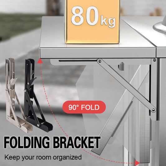 📚 50% OFF NOW! 🛋️ Instant Fold Multi-Use Bracket – Space Saving, Sturdy Build & Multi-Surface Organizer 🧹