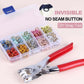🎉 2026 Sale — Over 15,000 Sold! 💞 Snap Button DIY Kit – Customize Everything Cute 🌸