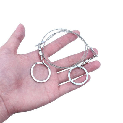 🪚 BUY 1 GET 1 FREE ! ⚡ Survival Gear Stainless Steel Wire Saw – Durable, Portable & Multi-Purpose for Outdoor 🔥