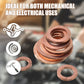 🔧 LIMITED-TIME 50% OFF ✨ 200-PCS Copper Flat Washer Kit — 9 Sizes, Rose Gold, Storage Case