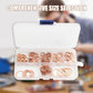 🔧 LIMITED-TIME 50% OFF ✨ 200-PCS Copper Flat Washer Kit — 9 Sizes, Rose Gold, Storage Case