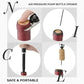 🎉 2026 Sale — Over 14,000 Sold! 🍷 Air Pump Bottle Opener – Insert Needle, Pump, Cork Pops Out – No More Broken Corks! ✨