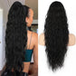 💇‍♀️ 60% OFF NOW! ✨ Curly Wavy Hair Extension with Ponytail – Frizz Control, Natural Look & Clip-In Design 💜