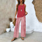 🌴 50% OFF NOW!👗 Women's Trendy Print 2-Piece Outfit – Sleeveless Top & Pants – Effortless Vacation Style ✨