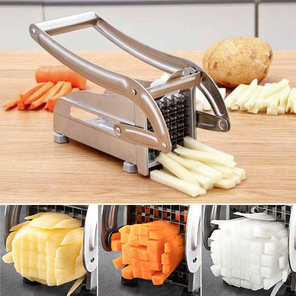 📢📢 50% OFF !! ⏰🍟 Commercial-Grade Potato & Veggie Slicer – Slice Whole, No Halving ✨
