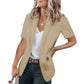 🧥 50% OFF NOW! 💼 Women's Short Sleeve Blazer – Lightweight & Modern – Versatile & Comfortable 🌸
